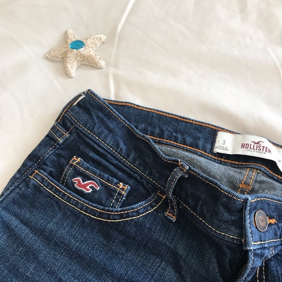🏷️Buy 4 get 1 Free🏷️ Hollister Jean Shorts No Rips - Picture 2 of 6